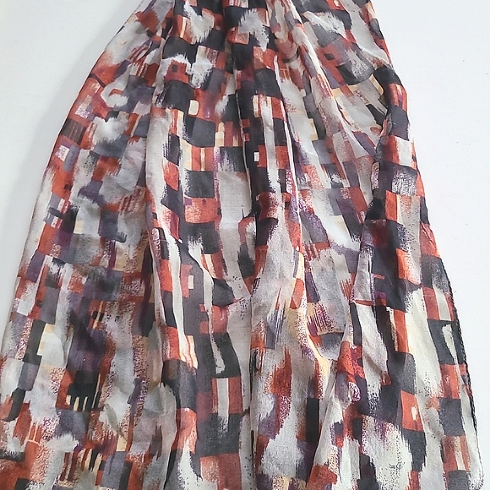 Abstract Patterned Scarf - image 2